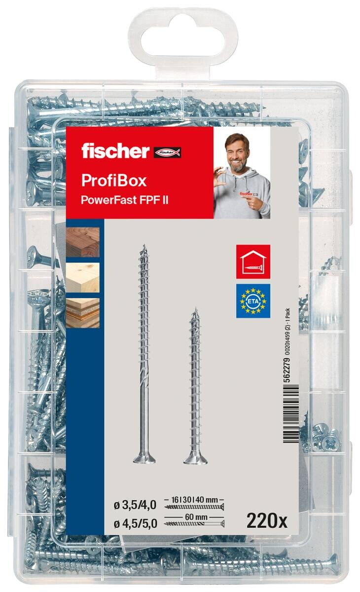 fischer Schrauben 220 tlg.