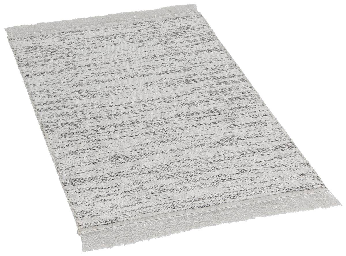 Teppich Boho Kilim grau B/L: ca. 60x90 cm