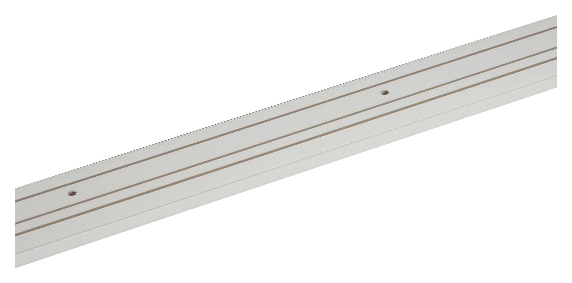 ondeco Gardinenschiene weiß Kunststoff L: ca. 210 cm 3 Läufe