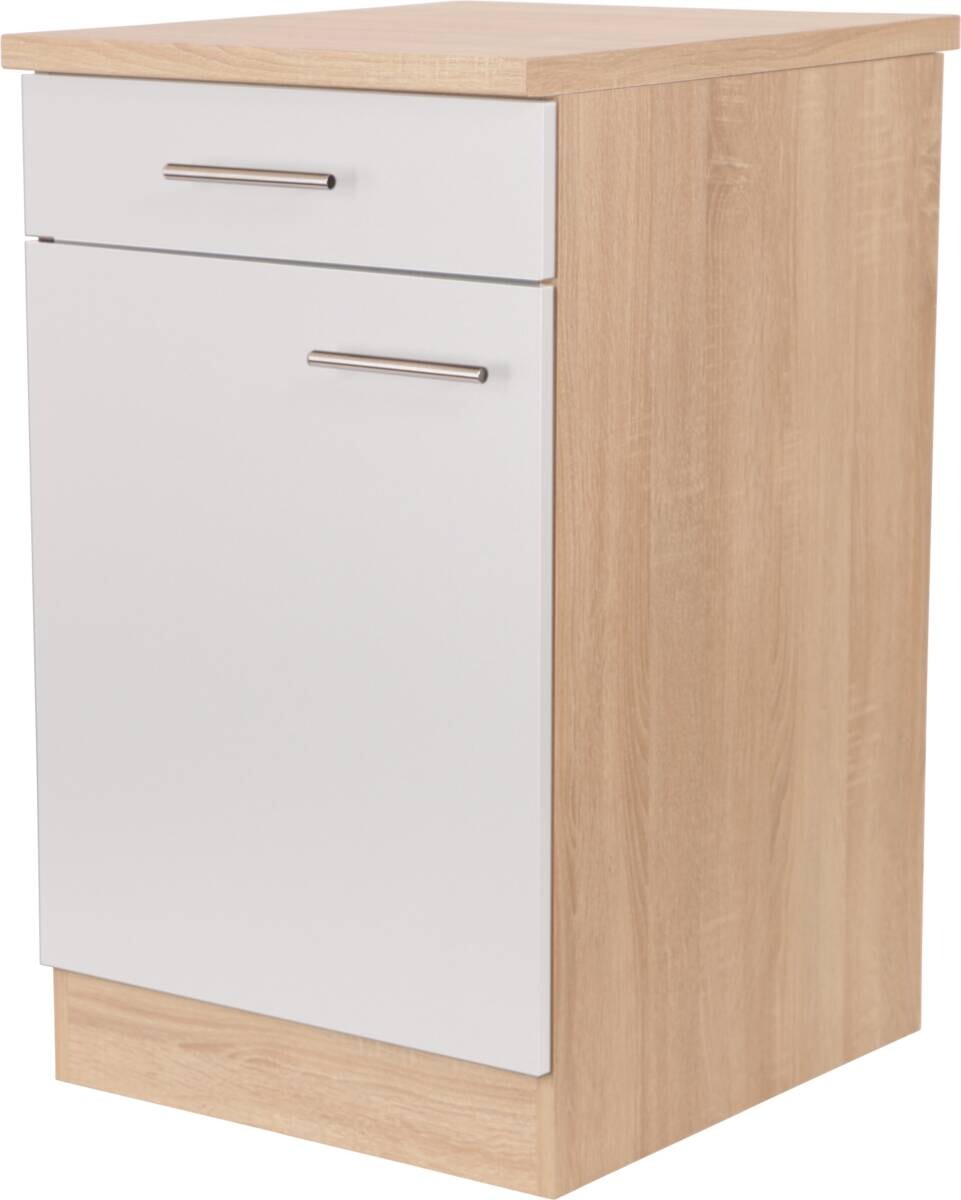 Unterschrank Merle weiß B/H/T: ca. 50x85x60 cm