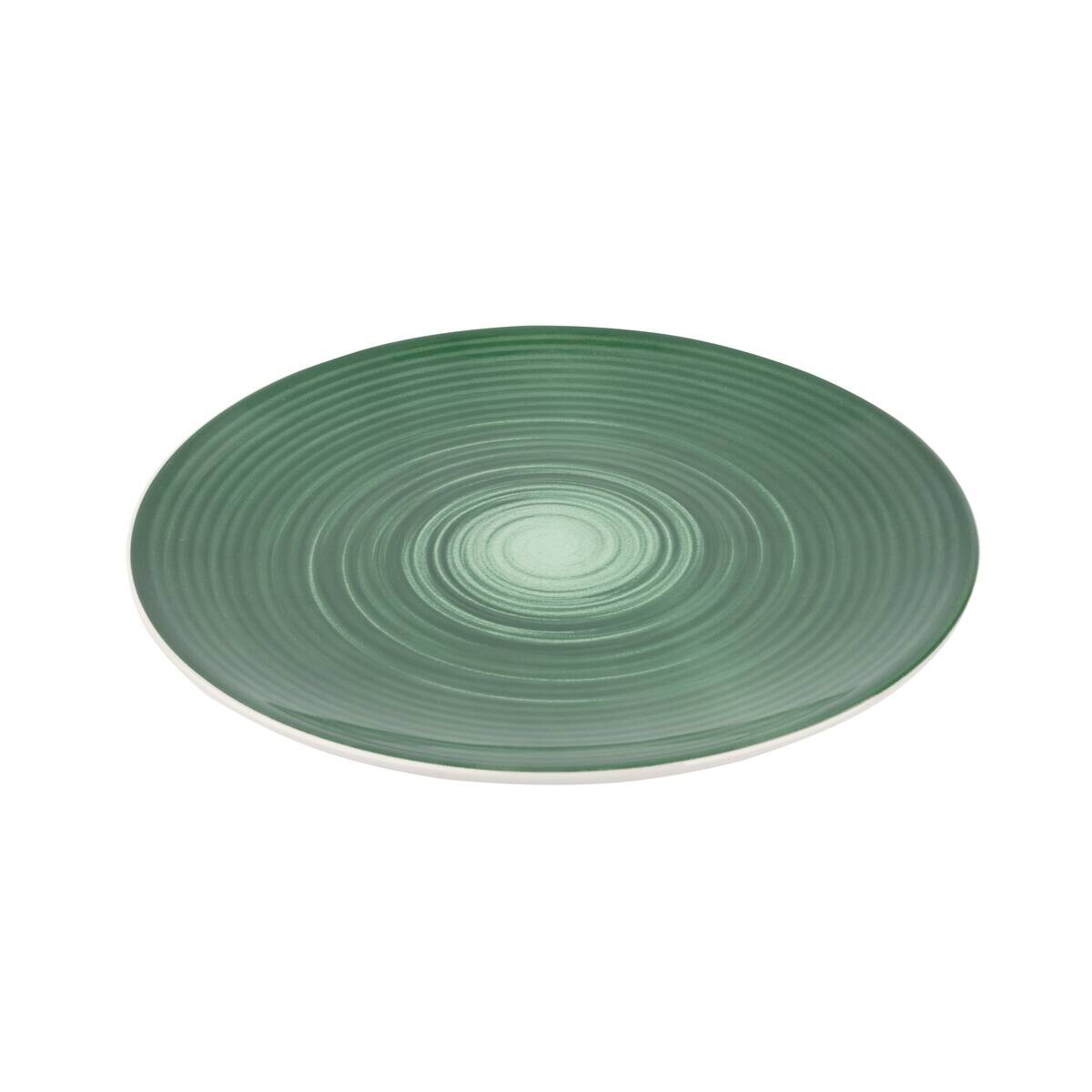 HERMANN MILLER Geschirrset SPIRAL GREEN grün Steinzeug