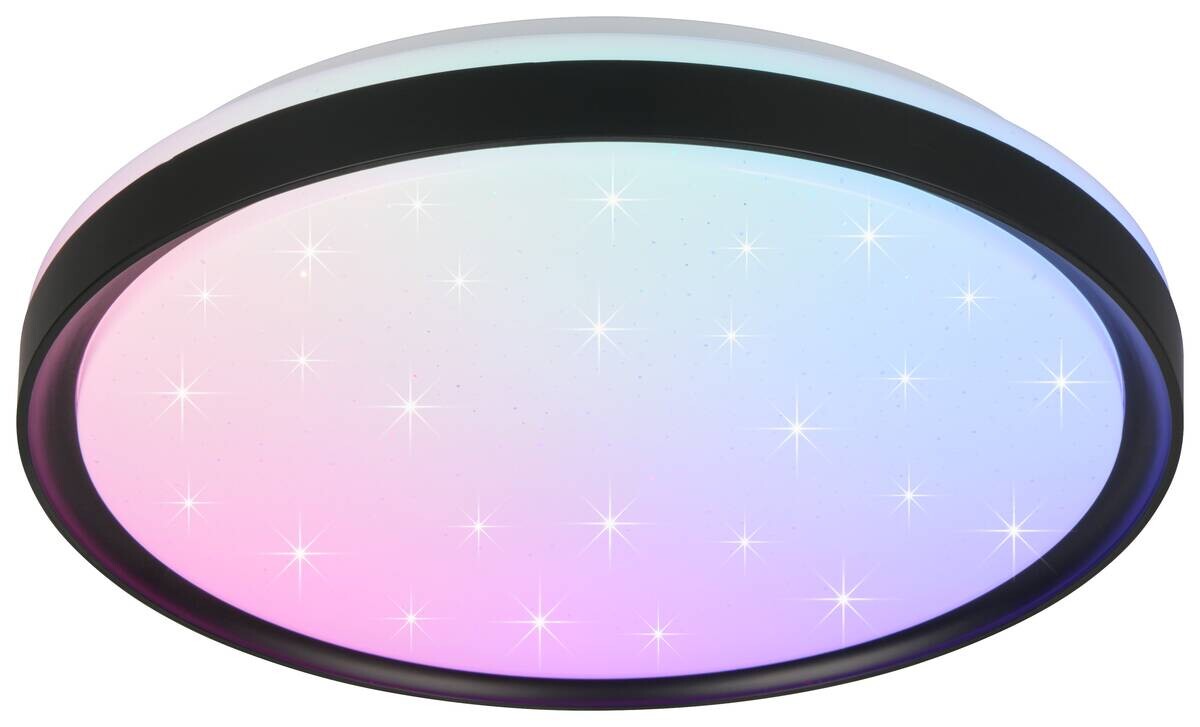 Reality LED-Deckenleuchte Solit mattschwarz B/L: ca. 7x39 cm