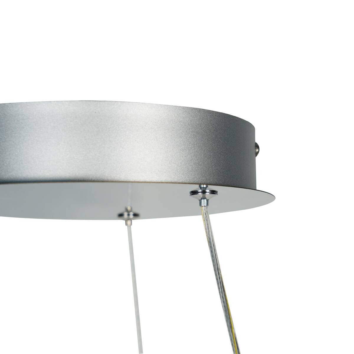POCOline LED-Pendelleuchte Giorgia Chrom Acryl Metall H/D: ca. 120x45 cm