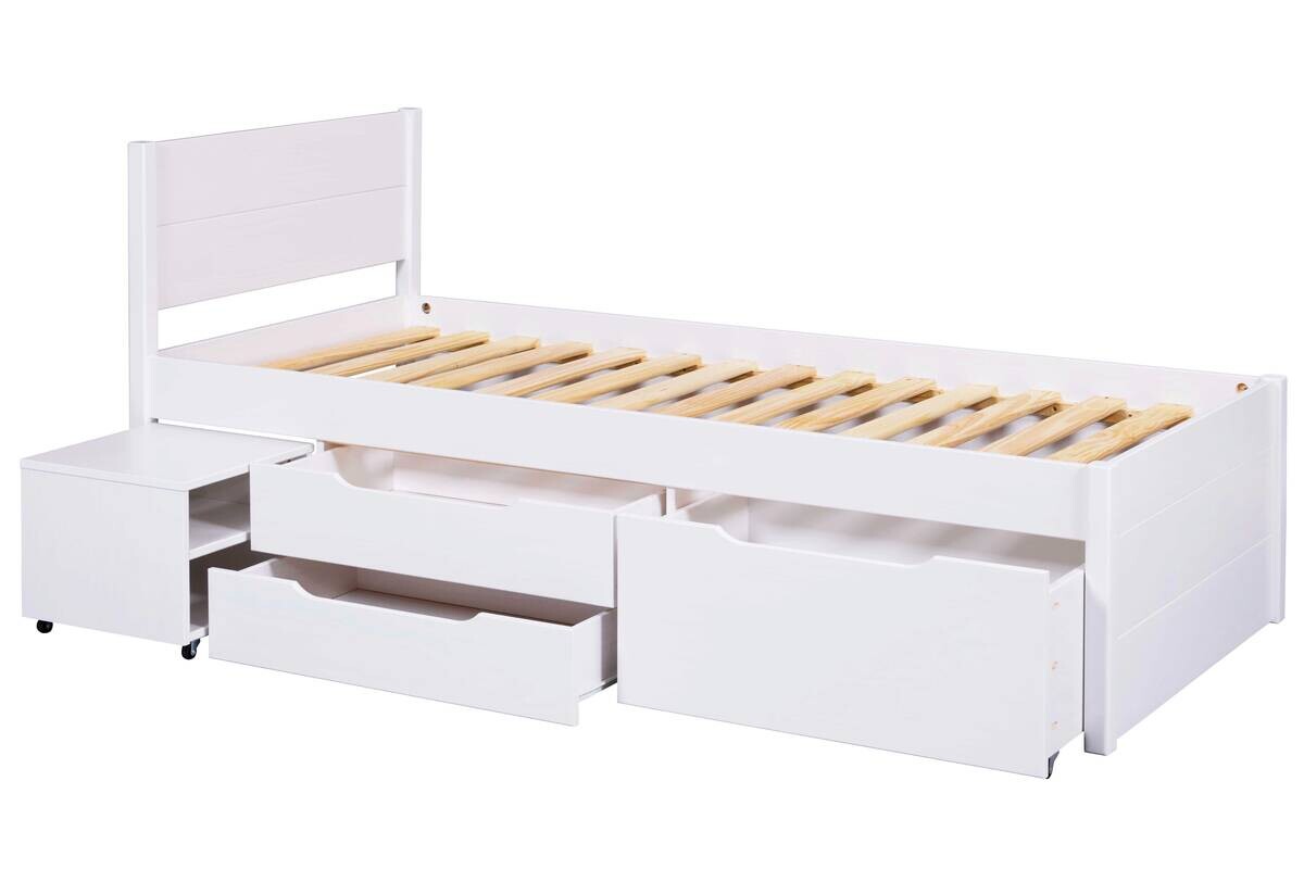 Funktionsbett Efetivo weiß