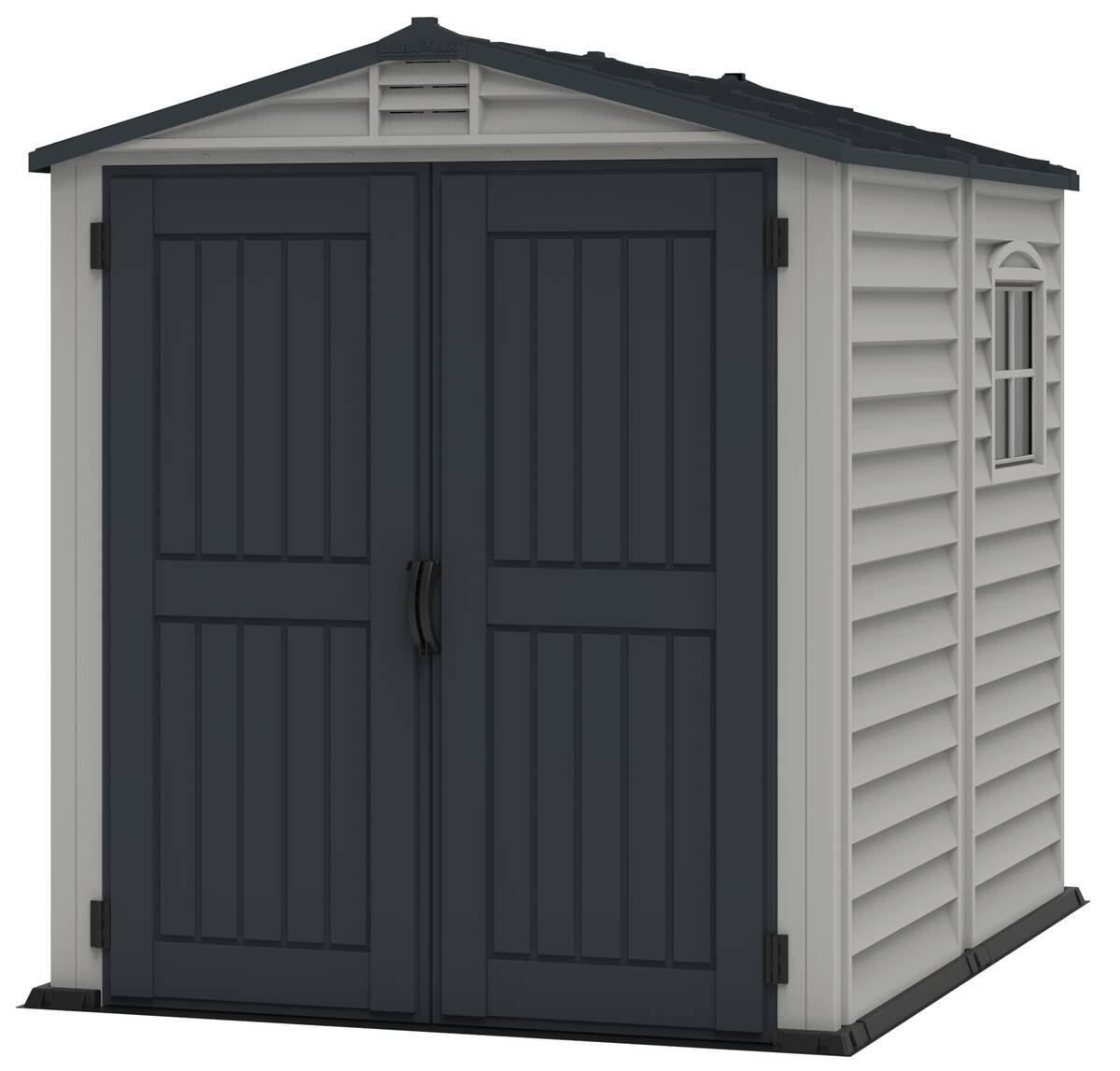 VCM Gerätehaus grau B/H/L: ca. 186x213x190 cm
