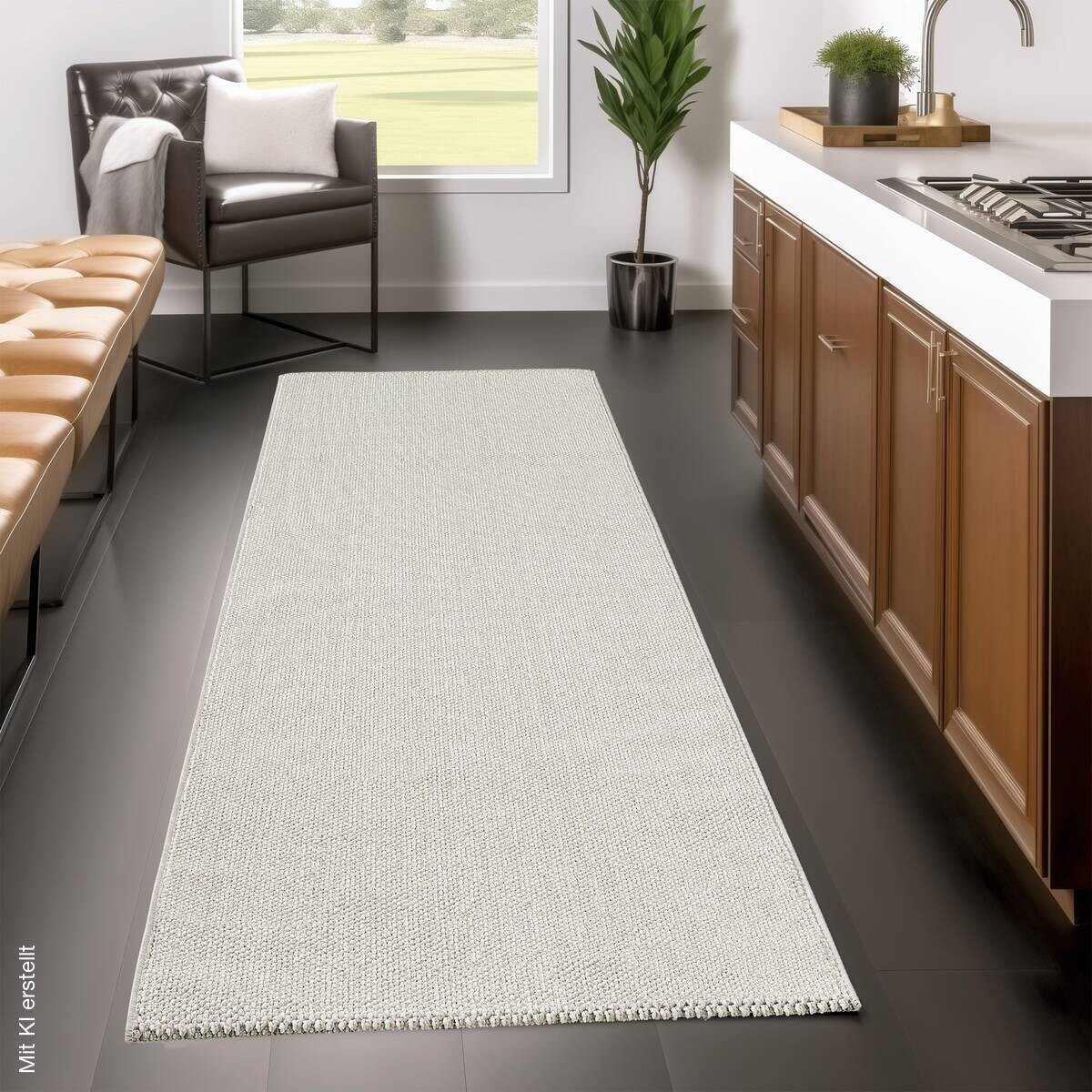 Ayyildiz Teppich LOOM creme B/L: ca. 80x150 cm