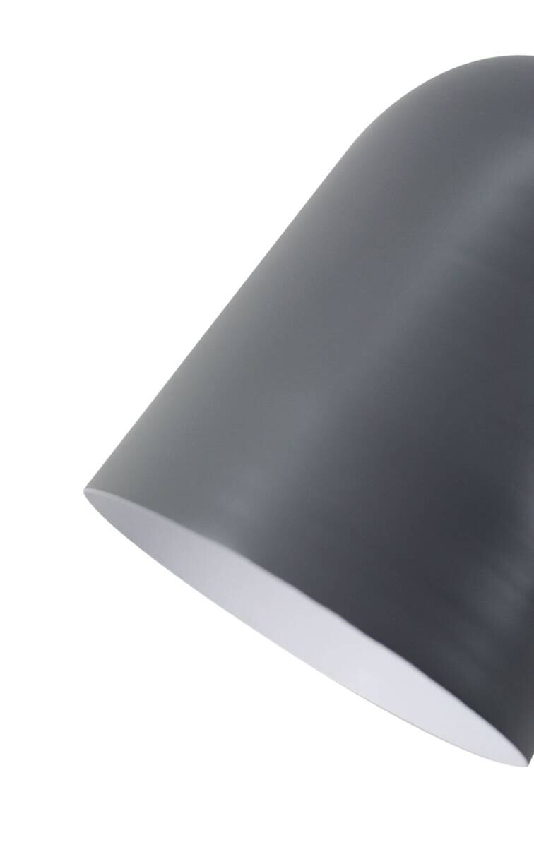 Kayoom Tischleuchte grau Kupfer Eisen Aluminium B/H/L: ca. 20x58x29 cm E27 1 Brennstellen