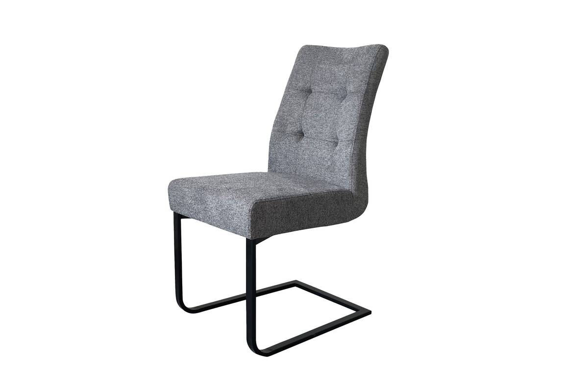 Stuhl MARLEN-XXL 2er-Set dunkelgrau B/H/T: ca. 47x95,5x62 cm