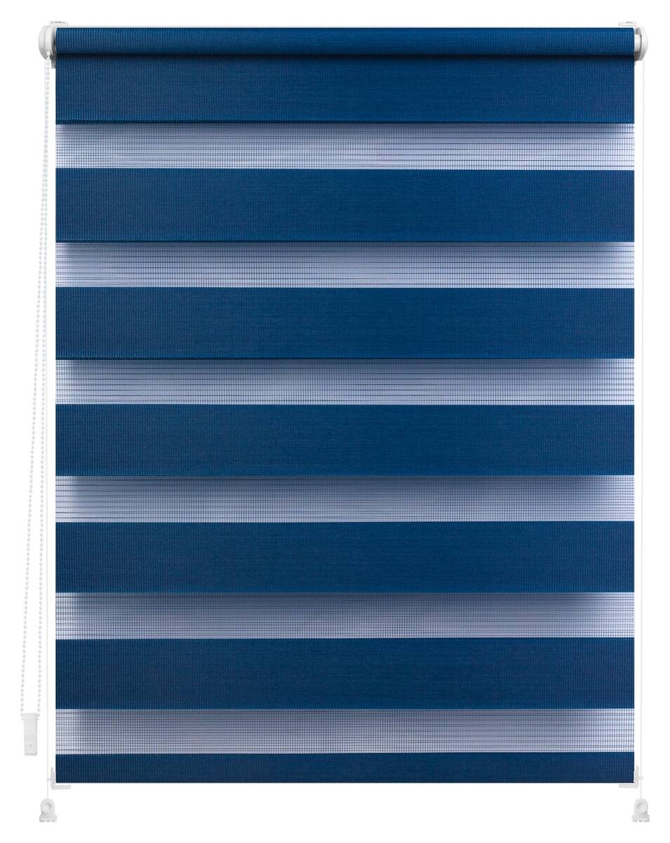 LICHTBLICK Doppelrollo Duo blau B/L: ca. 70x150 cm