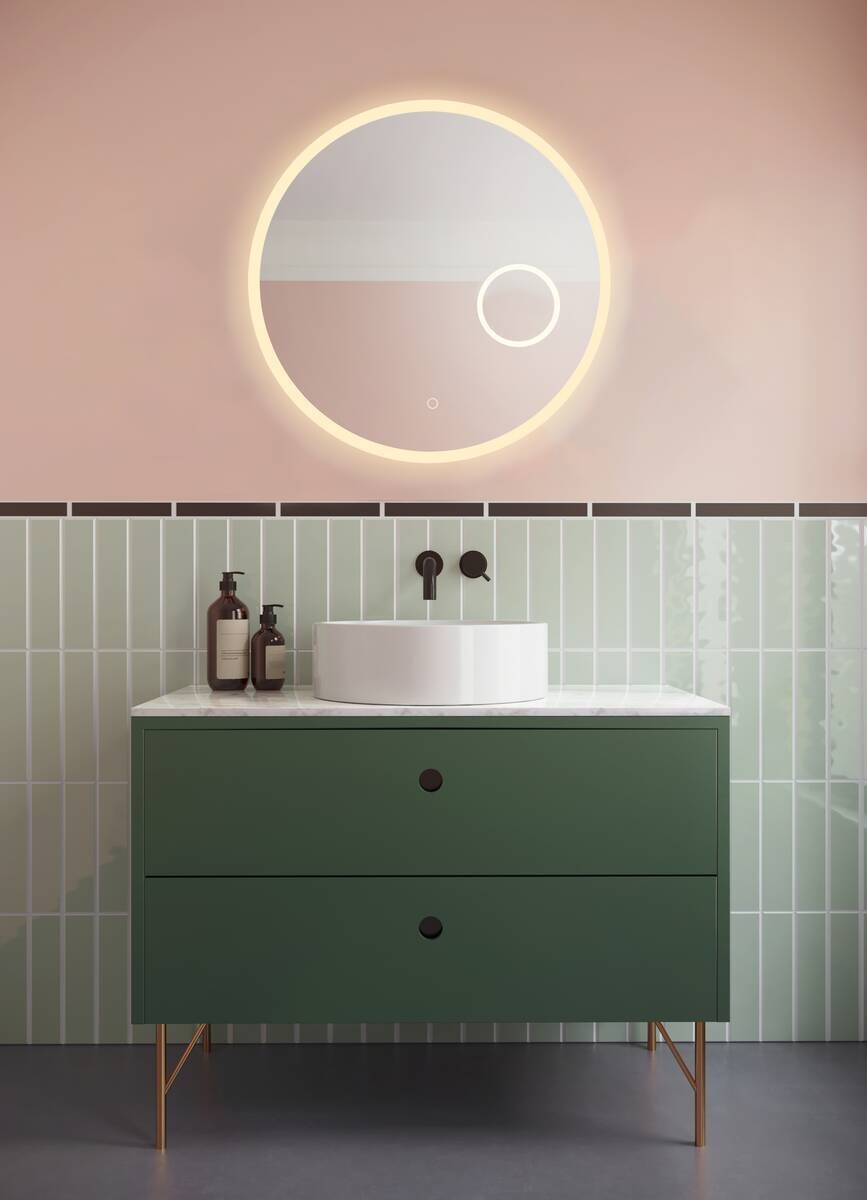 LED-Spiegel Nova transparent D: ca. 60 cm