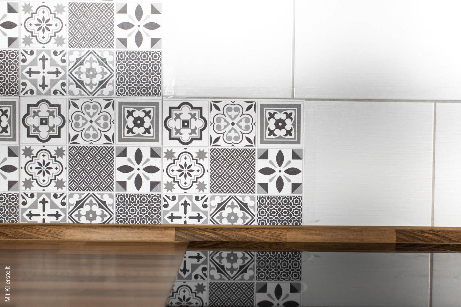 d-c-fix Wandfliese selbstklebend grau B/L: ca. 30,5x30,5 cm