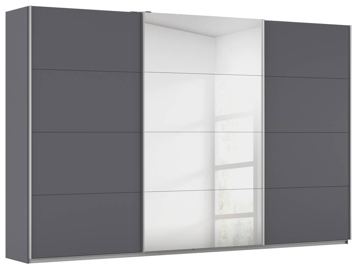 Kleiderschrank Kulmbach grau B/H/T: ca. 360x229x62 cm