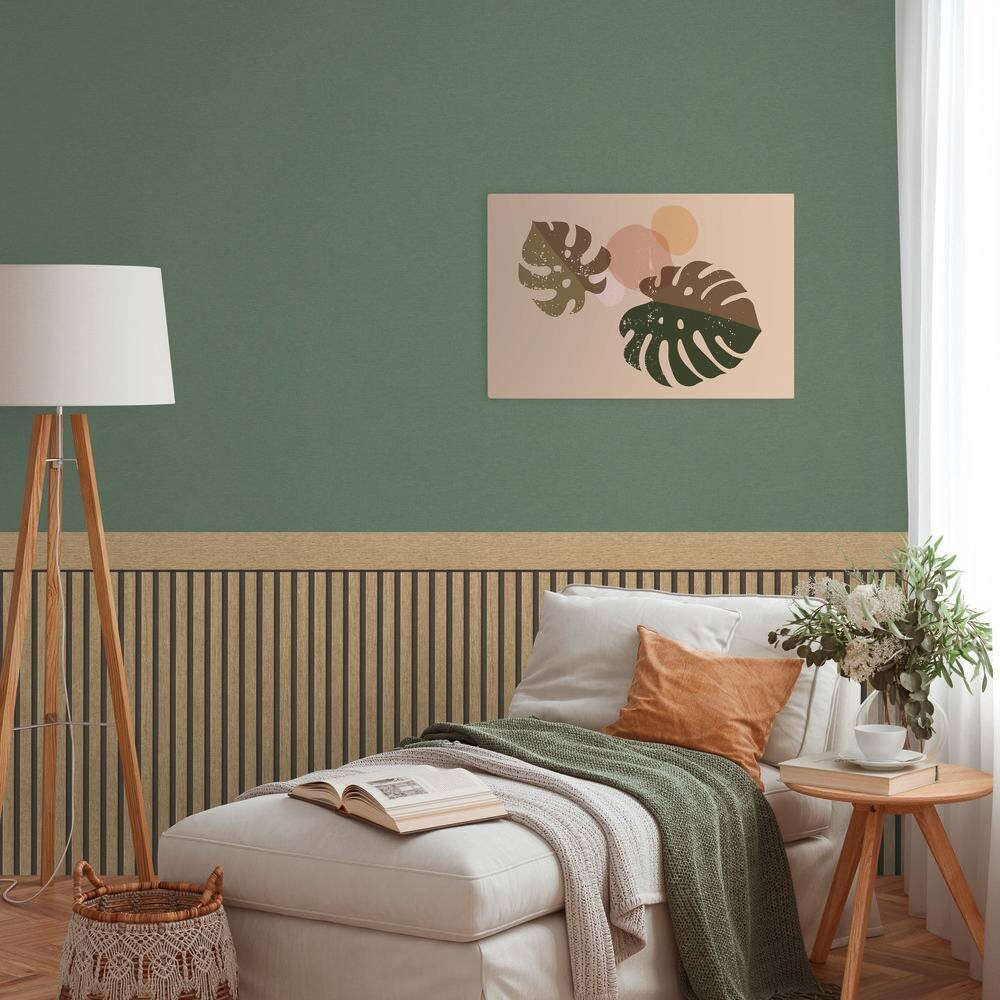 Vliestapete Holzoptik hellbraun schwarz B/L: ca. 106x500 cm