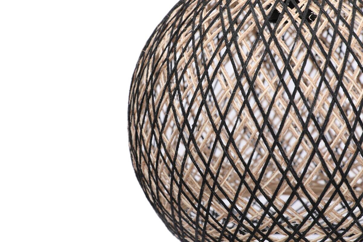 Opviq Pendelleuchte schwarz creme B/H/T/L: ca. 22x55x24x22 cm E27 1 Brennstellen