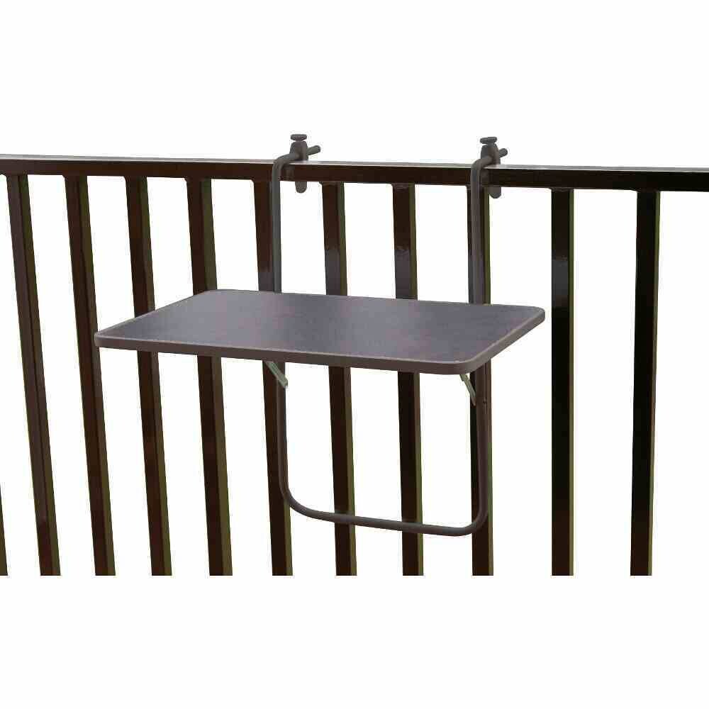 Alco Tisch anthrazit Kunststoff B/H/L: ca. 40x50x60 cm