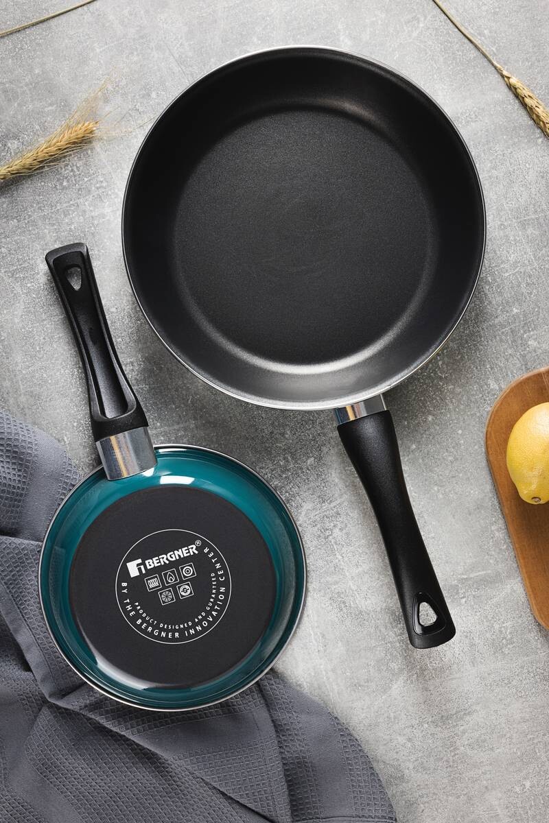 BERGNER Pfannenset CLASSIQUE grün Aluminium 2 tlg.