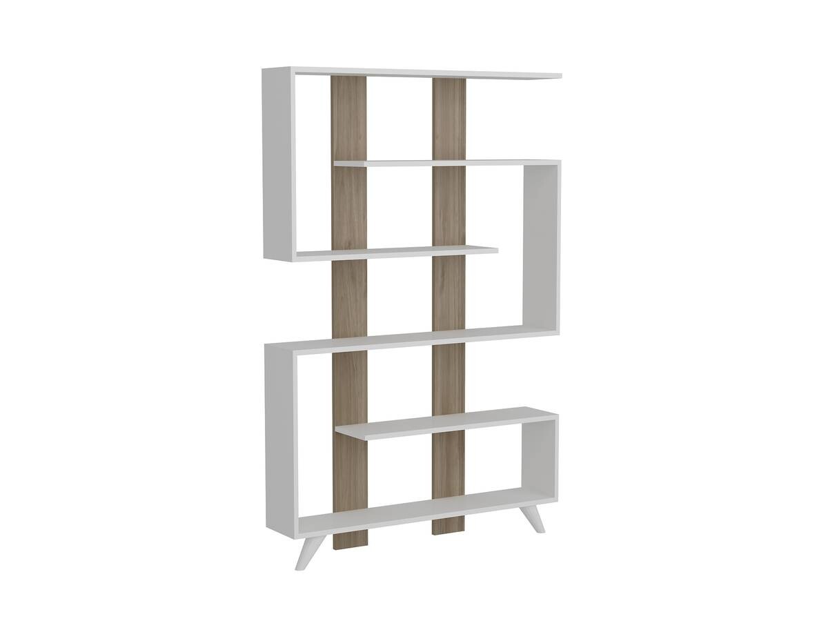 Regal Rain weiß walnuss Nachbildung B/H/T: ca. 120x162x20 cm