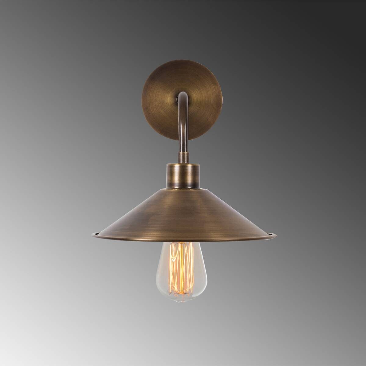 Opviq Wandleuchte Metall B/H/L: ca. 36x25x24 cm E27 1 Brennstellen