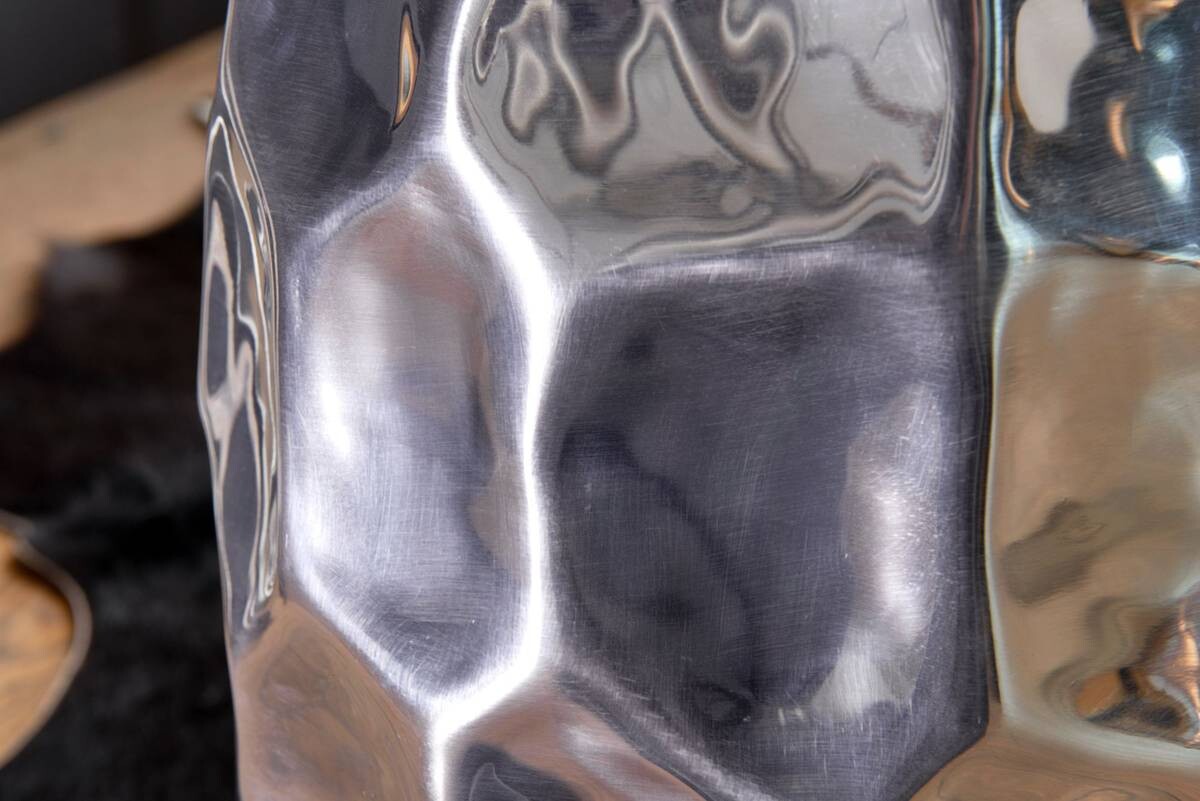 Beistelltisch Aluminium B/H/T: ca. 30x47x30 cm