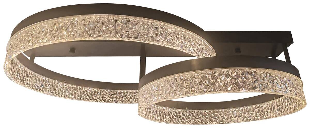 POCOline LED-Deckenleuchte Odett Metall Acryl B/H/L: ca. 50x20,5x72 cm