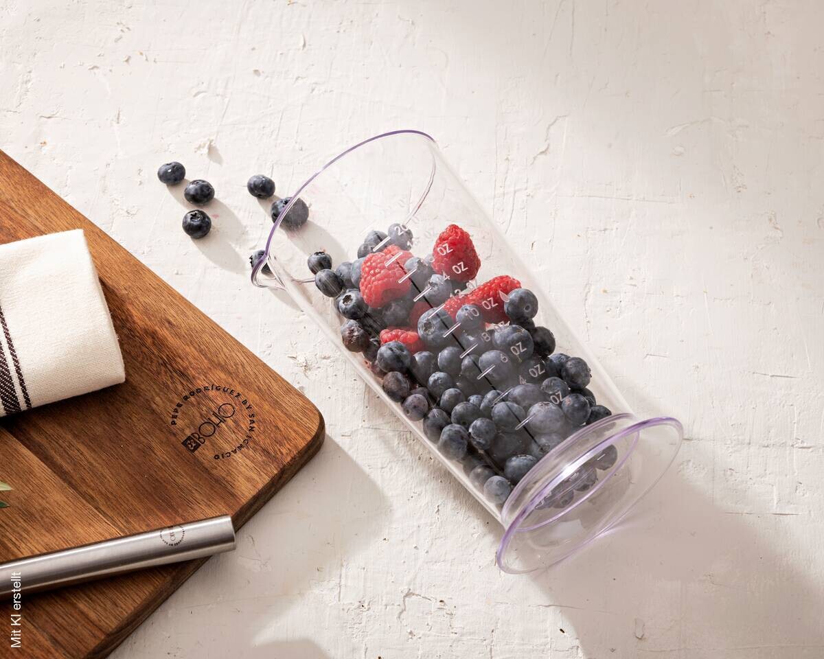 BERGNER Stabmixerset schwarz silber Edelstahl