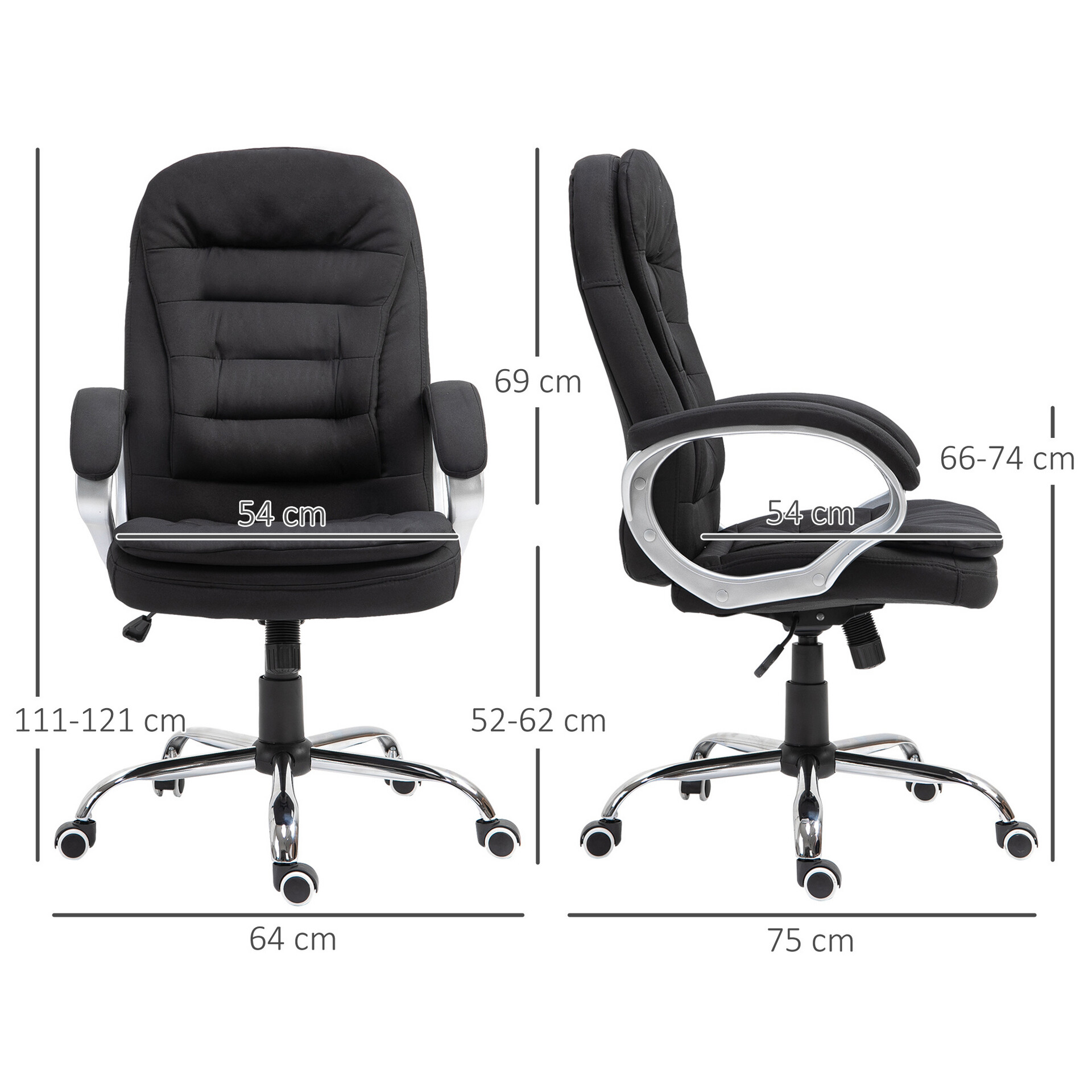 Drehstuhl 921-170BK schwarz