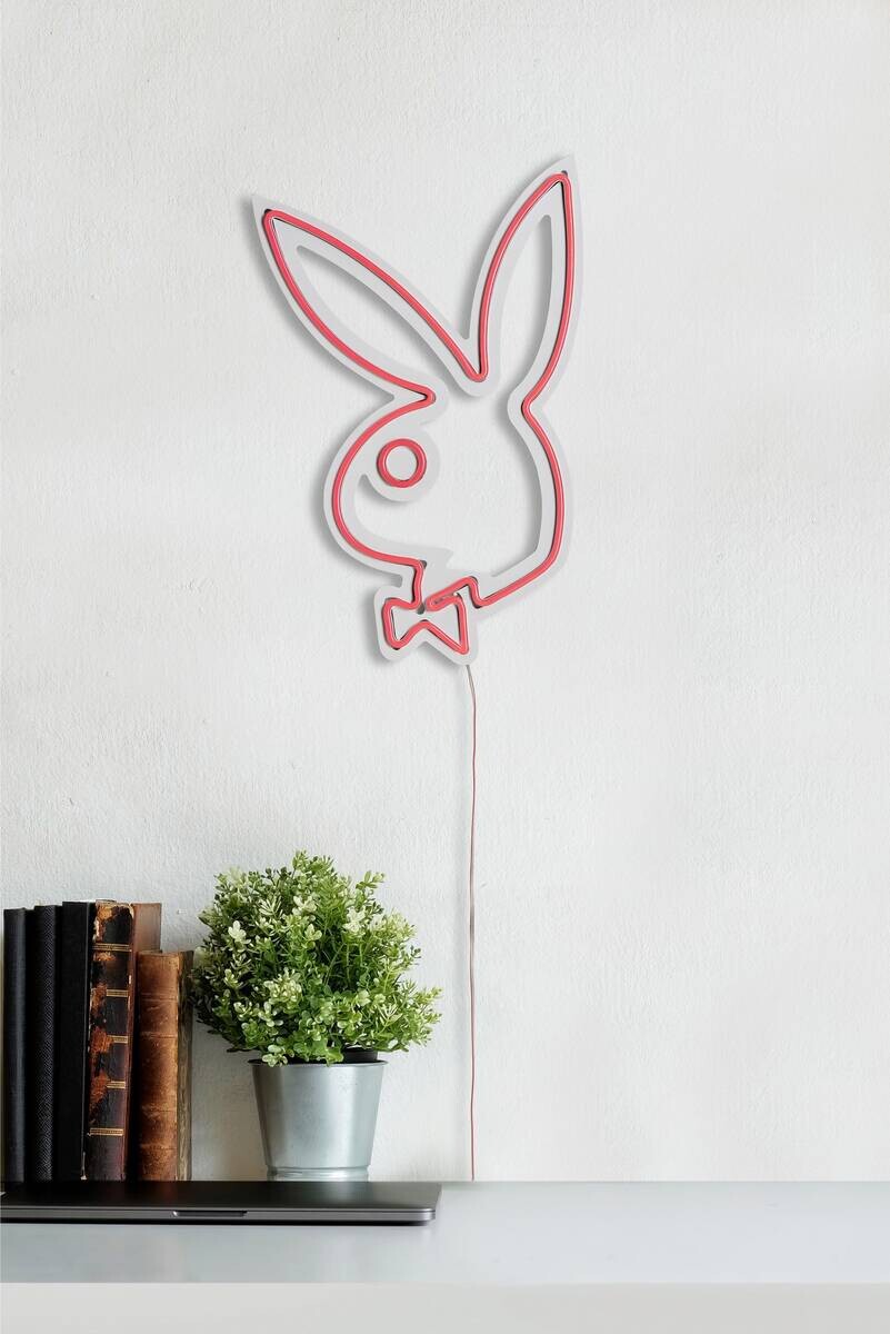 Opviq LED-Wandleuchte rosa PVC B/H/T/L: ca. 26x42x2x26 cm
