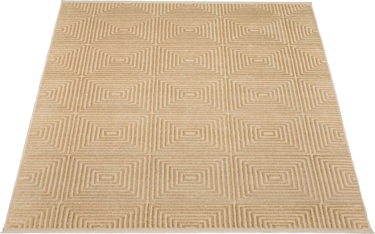 Webteppich Monte beige B/L: ca. 160x230 cm