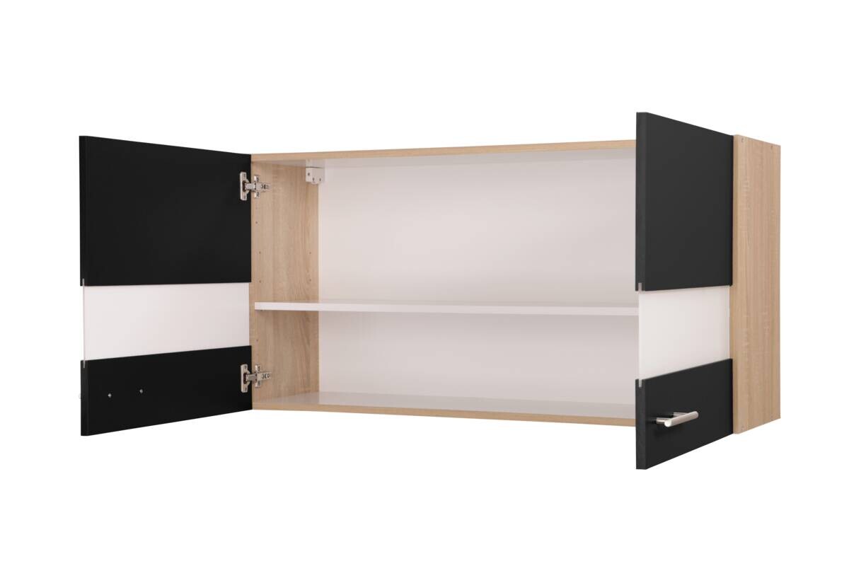Hängeschrank Merle schwarz B/H/T: ca. 110x56x35 cm