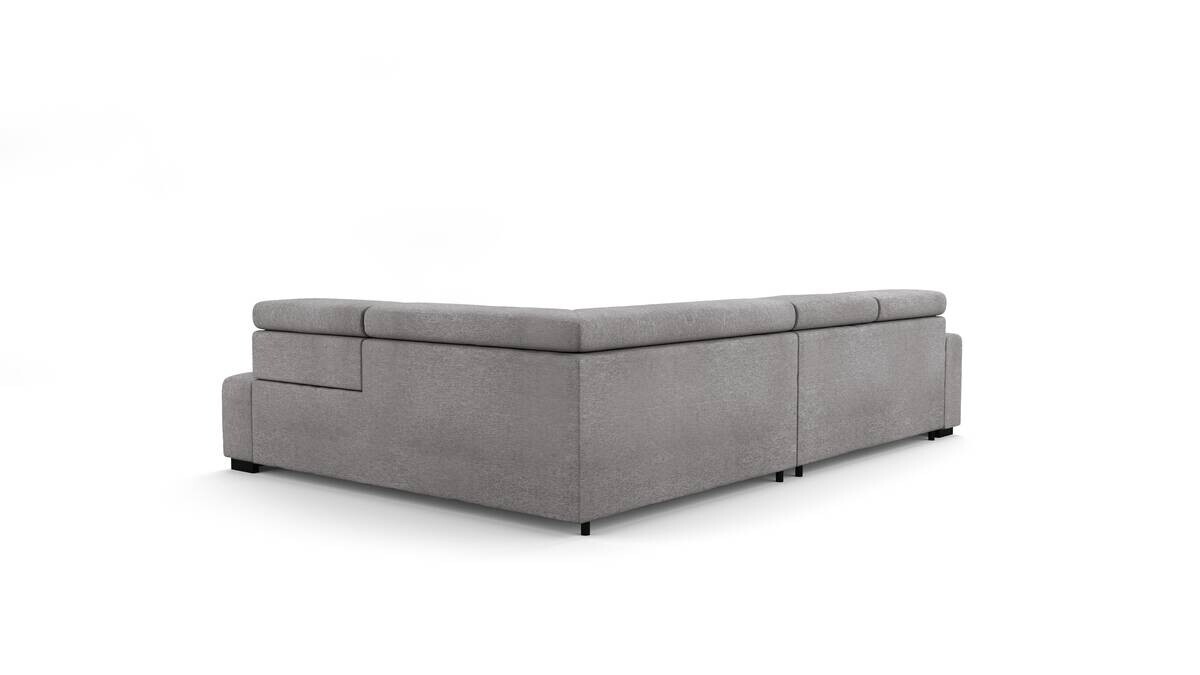 Ecksofa mit Bettfunktion braun Flachgewebe B/T: ca. 300x210 cm