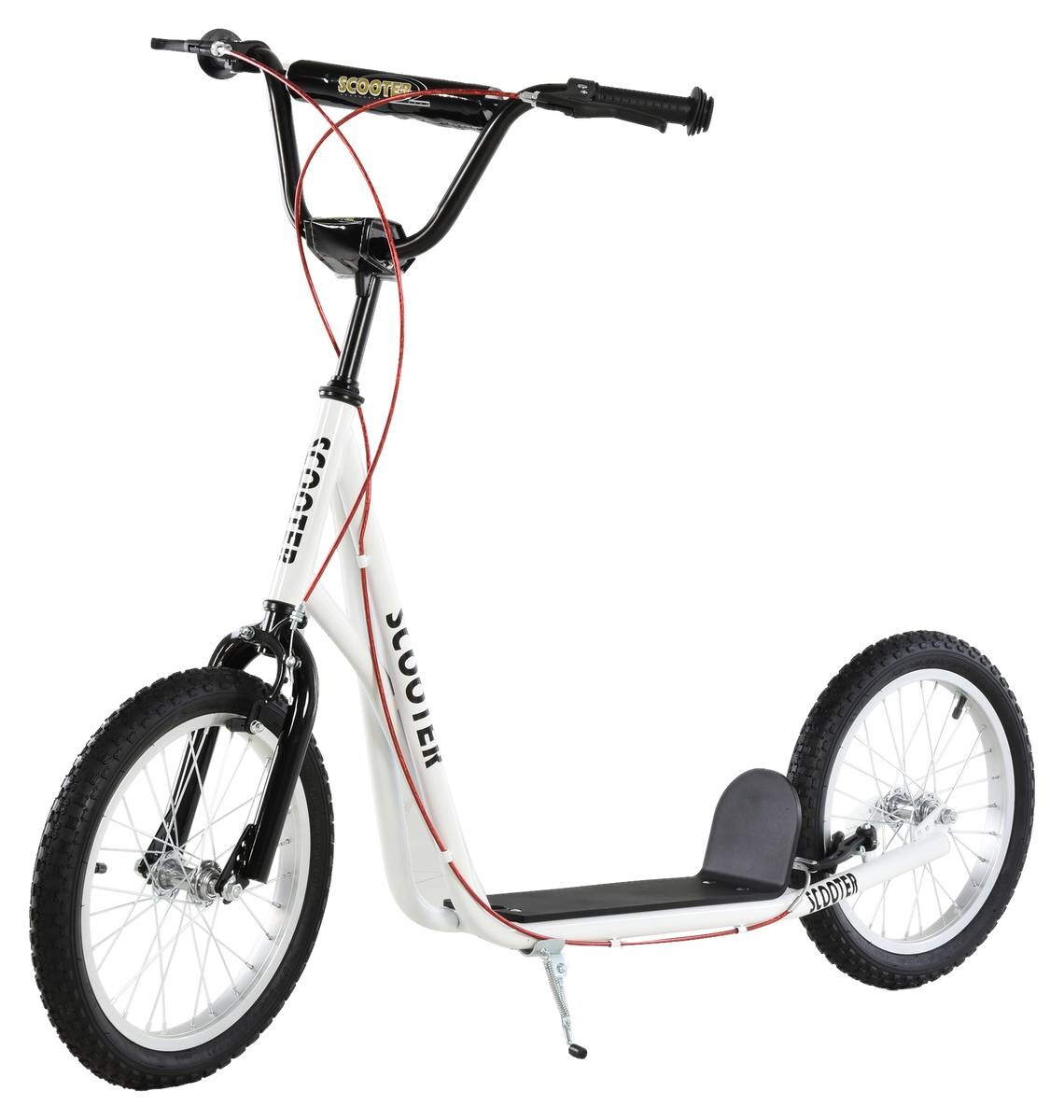 HOMCOM Kinderscooter weiß