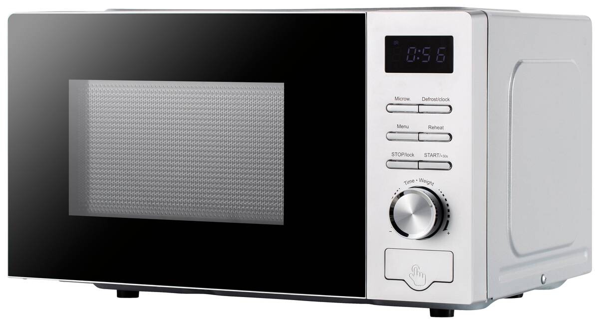 POCOline Mikrowelle silber Kunststoff D: ca. 26 cm ca. 20 l