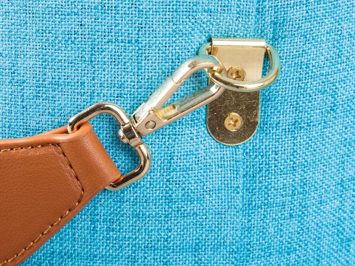 Inter Link Hocker Dilia hellblau MDF B/H/T: ca. 42x36x30 cm