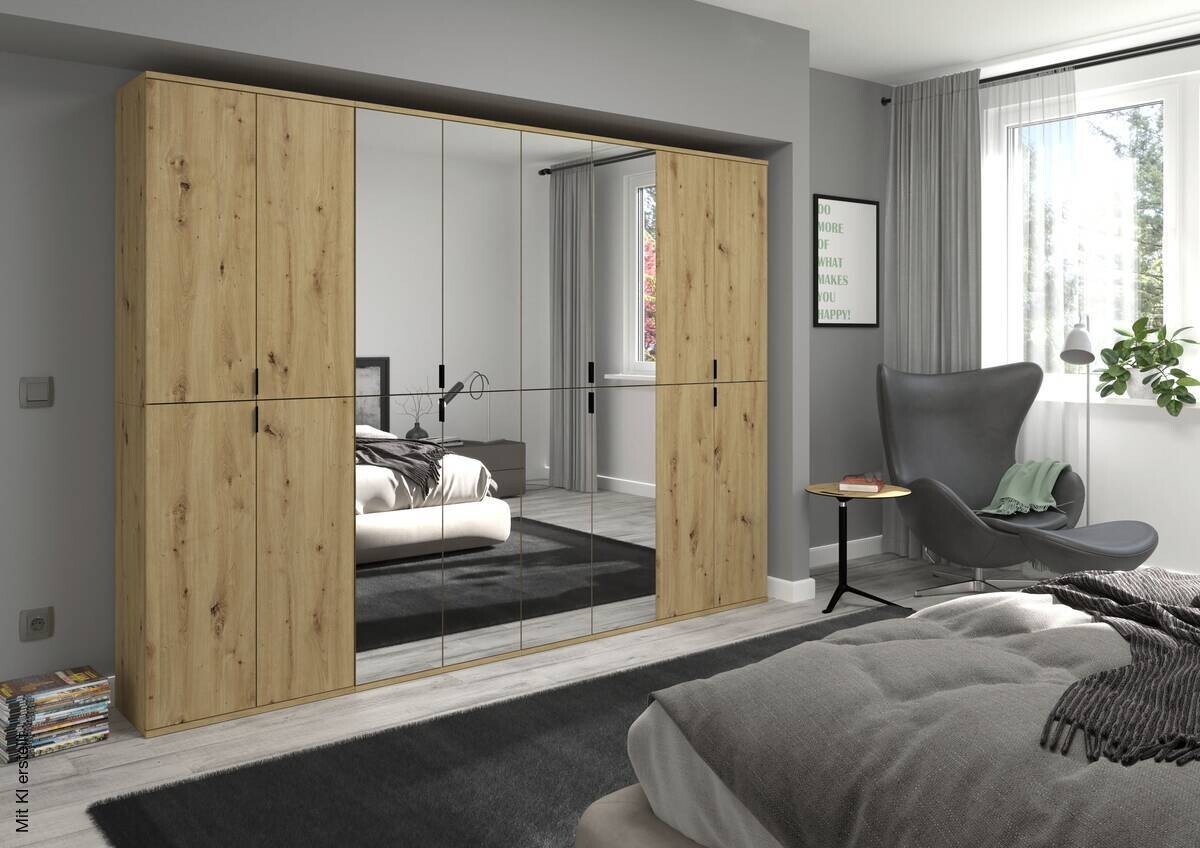 Badhochschrank PROJEKT Eiche Artisan Nachbildung B/H/T: ca. 61x193x34 cm