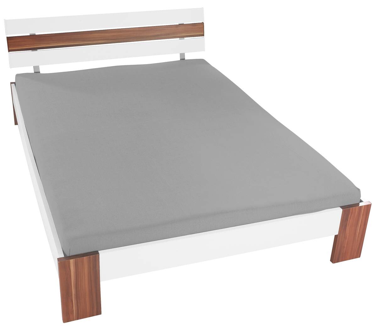 oh cosy Spannbetttuch Jersey silber 50% Baumwolle, 50% Polyester B/L: ca. 100x200 cm