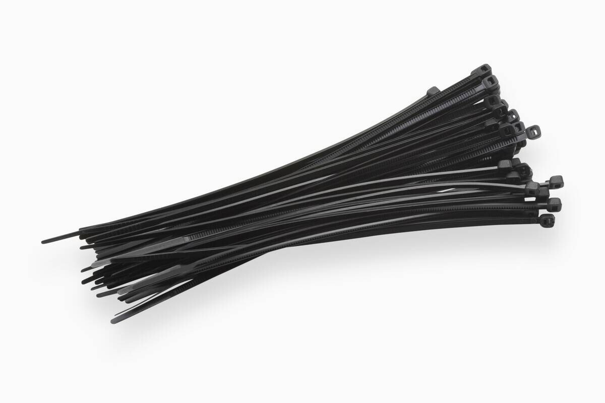Meister Kabelbinder schwarz L/S: ca. 16x0,24 cm