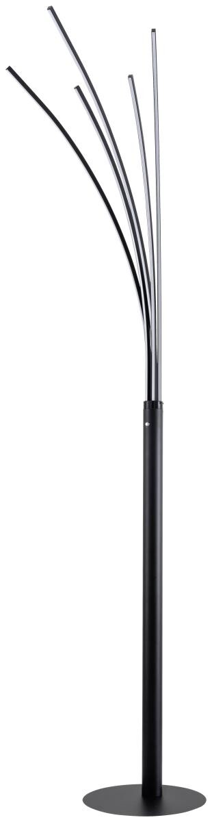 POCOline Stehleuchte Palmier schwarz Alu Metall H: ca. 180 cm 5 Brennstellen