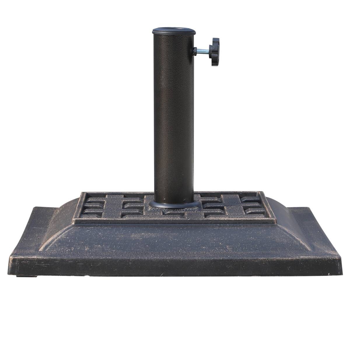 Outsunny Schirmständer bronze Polyester B/H/T: ca. 44x33x44 cm