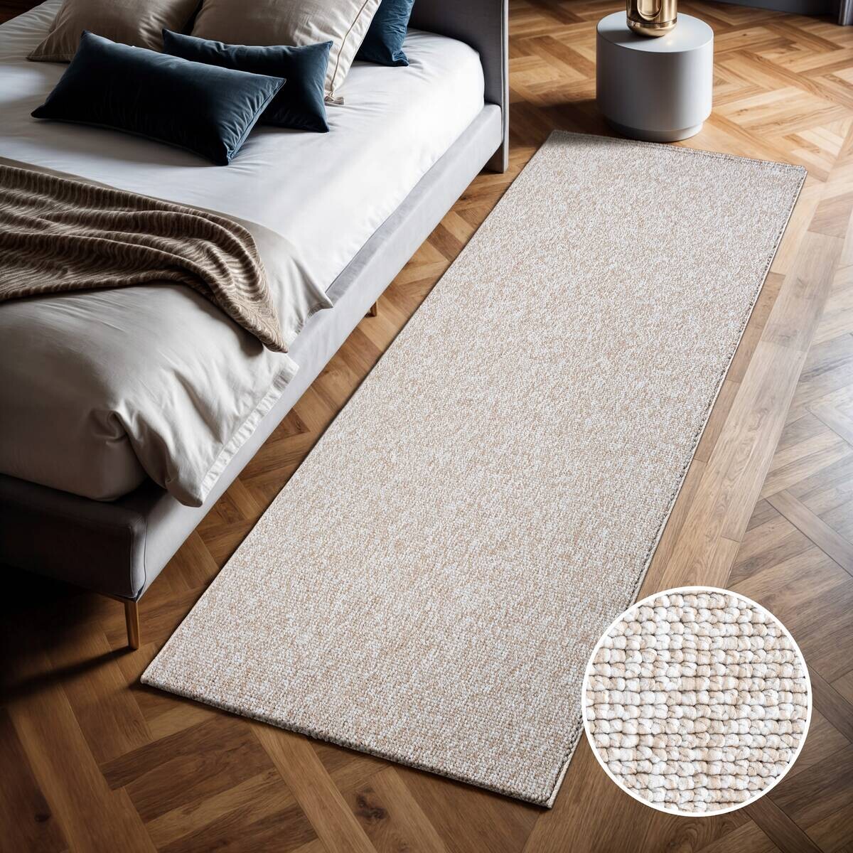 Sanat Teppich LORA PLUS beige B/L: ca. 80x300 cm