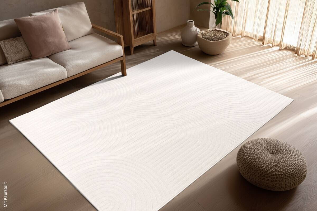 Kayoom Teppich Bandito 325 elfenbein B/L: ca. 80x150 cm