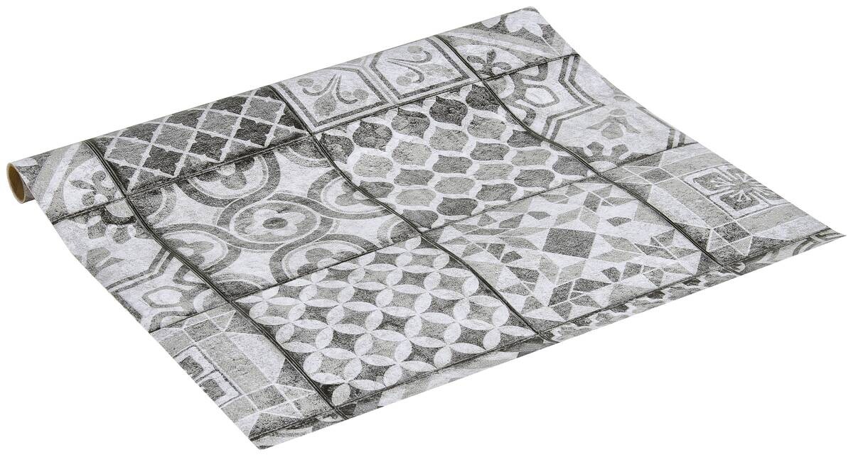 d-c-fix Dekofolie Visbi grau weiß B/L: ca. 45x150 cm