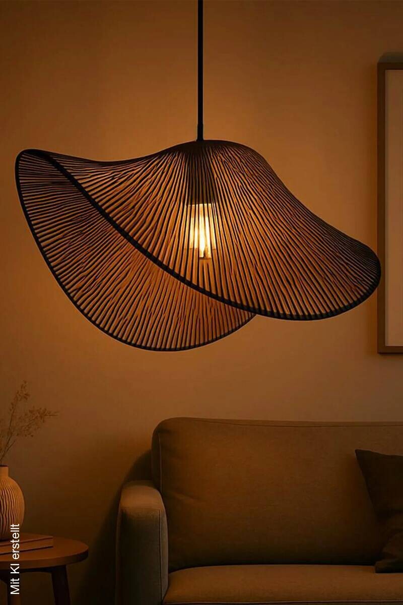 Opviq Pendelleuchte grau Kunststoff B/T/L: ca. 50x50x50 cm E27 1 Brennstellen