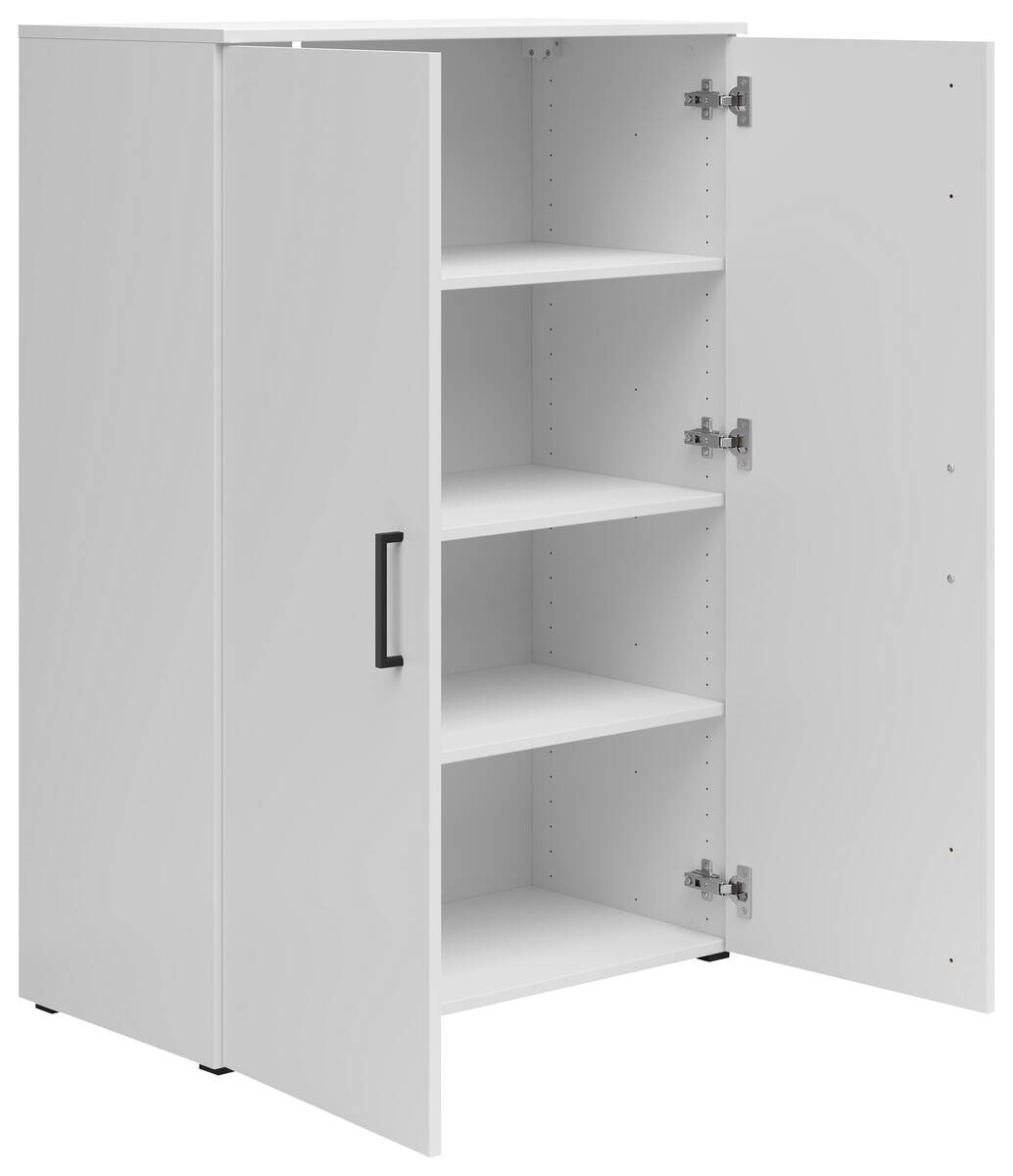 Kommode Multi-Stauraum Typ 31 weiß B/H/T: ca. 80x115x40 cm