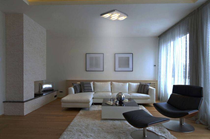 Näve Leuchten LED Deckenleuchte NV1236842 Chrom Metall Kunststoff B/H/T: ca. 30x3x30 cm null 4 Brennstellen