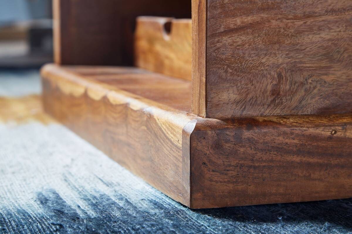 Wohnling Couchtisch braun B/H/T: ca. 60x40x100 cm