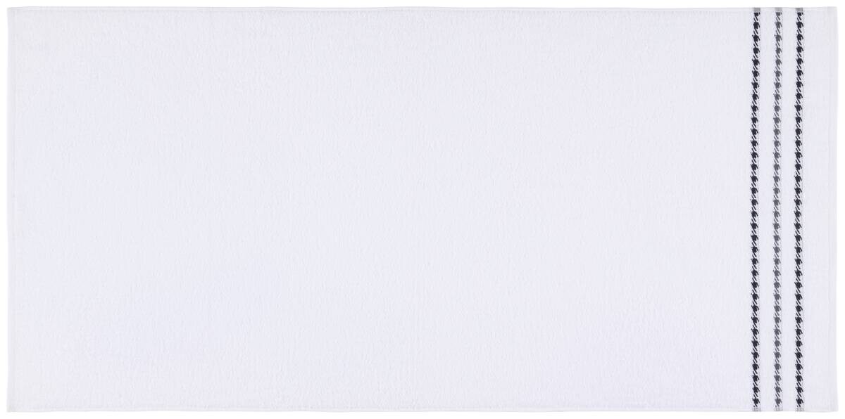 POCOline Duschtuch ANNA weiß Baumwolle B/L: ca. 70x140 cm