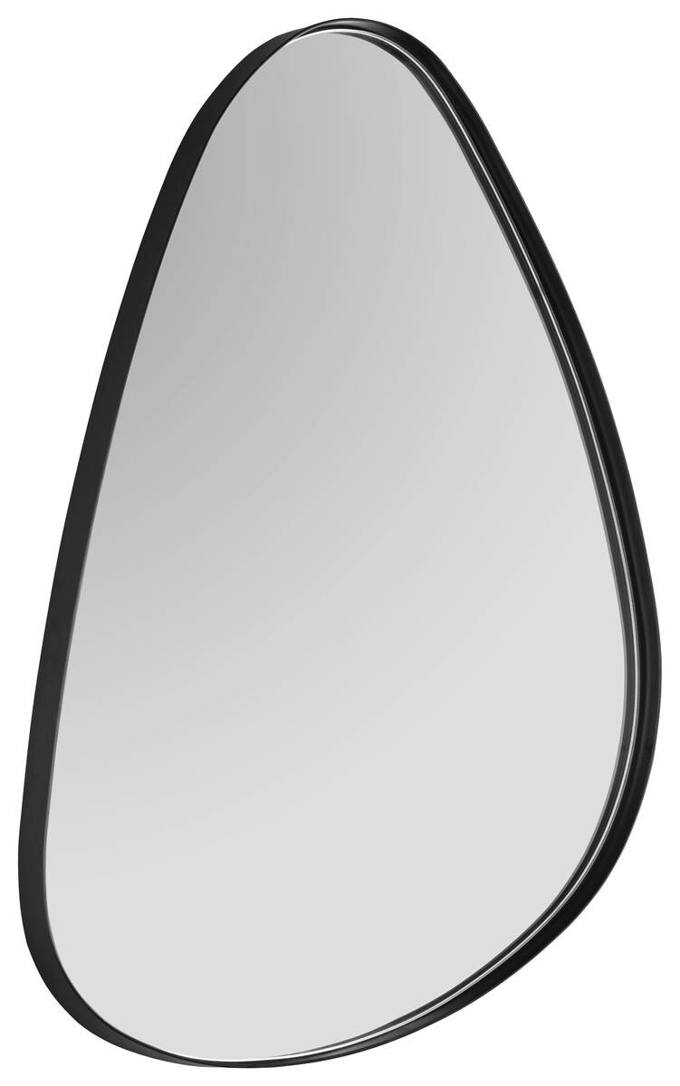 Metallspiegel Britta schwarz Metall B/H/T: ca. 35x50x3 cm