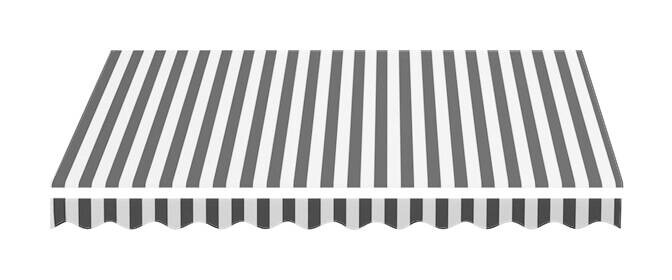 vidaXL Markisenstoff anthrazit 100% Polyester B/L: ca. 245x280 cm
