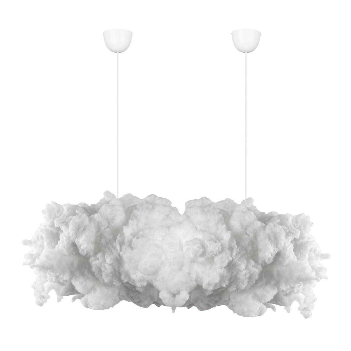 Opviq Pendelleuchte Serene weiß B/H/T/L: ca. 90x80x45x90 cm E27 1 Brennstellen