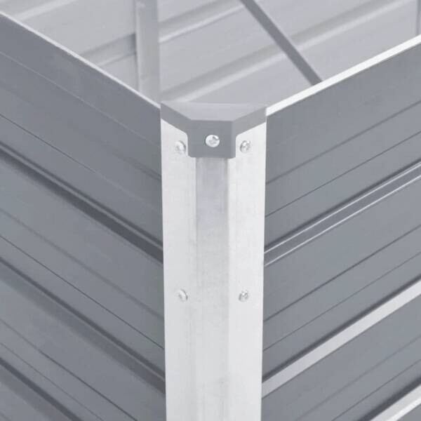 Hochbeet grau Stahl B/H/L: ca. 40x77x160 cm